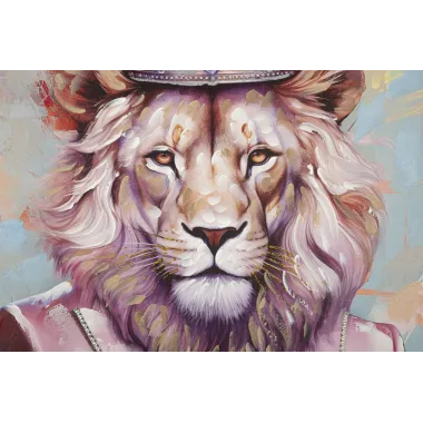 OBRAZ NA PŁÓTNIE KING -A- W RAMIE 82X4,5X122 cm